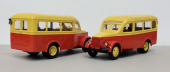 автобус Аремкуз (первого проекта) ,городской вариант (жёлто - оранжевый) Лимит. серия 25 экз.