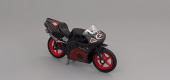 Игрушка спортивный мотоцикл №28, чёрный, 9 см, 1:24