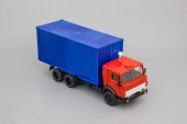 Камский грузовик-53212, контейнер, красный/синий