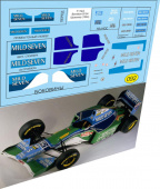 декаль Formula 1 Выпуск №3 Benetton B194 Шумахер 1994