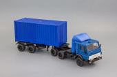 Камский грузовик 54112 контейнеровоз синий контейнер