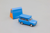 Trabant 601 Universal Uni blue combined with Roof Tent Roof Top Tent