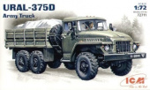 Сборная модель Армейский грузовой автомобиль Уральский грузовик 375Д