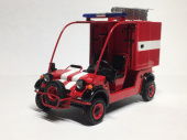 Мотоколяска пожарная "Доброволец-01" (2012), красный