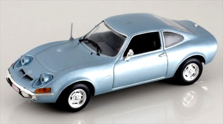 OPEL GT 1900 1969 LIGHT METALLIC BLUE VITESSE V98098 1:43 