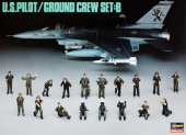 36005-Набор фигур пилотов и техников ВВС США (U.S.PILOT/GROUND CREW B)
