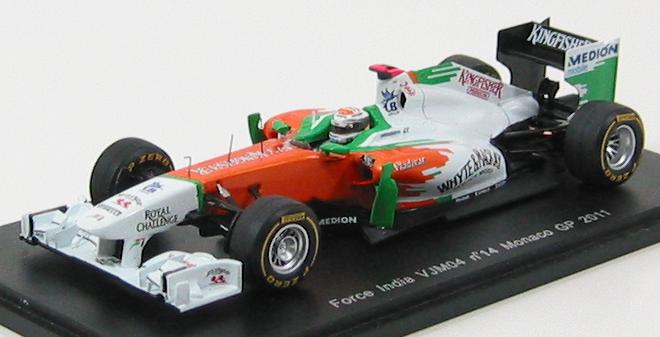 Force India F1 VJM04 #14 Monaco GP 2011 Adrian Sutil