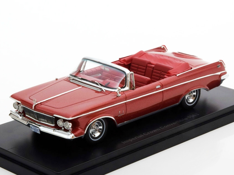 Imperial Crown Convertible 1963 Metallic Red