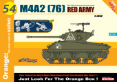 Сборная модель Американский средний танк M4A2 (76) Sherman на службе Красной армии ("Эмча")