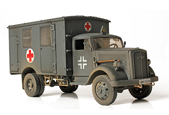Opel Blitz 4x4, Ambulance, France, 1940