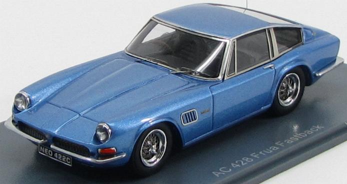 AC 428 Frua Fastback 1967 Light Blue metallic