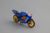 Игрушка спортивный мотоцикл №8, синий, 9 см, 1:24