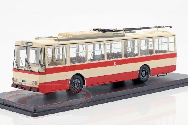 троллейбус SKODA 14TR Weimar 1981 Beige/Red