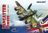 Сборная модель Британский бомбардировщик Lancaster (карикатура, сборка без клея для детей)