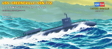 Сборная модель Подводная лодка: USS Navy Greeneville submarine SSN-772