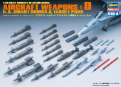 Сборная модель AIRCRAFT WEAPONS D : U.S. SMART BOMBS & TARGET PODS