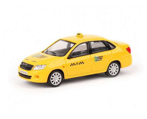 LADA Granta Единая Служба Такси, желтый