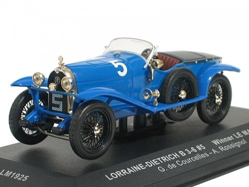 Lorraine-Dietrich B3-6 #5 G.De Courcelles.A.Rossignol Winner Le Mans 1925