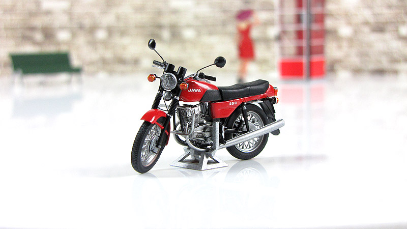 Ява-350 (638), мотоцикл, красный