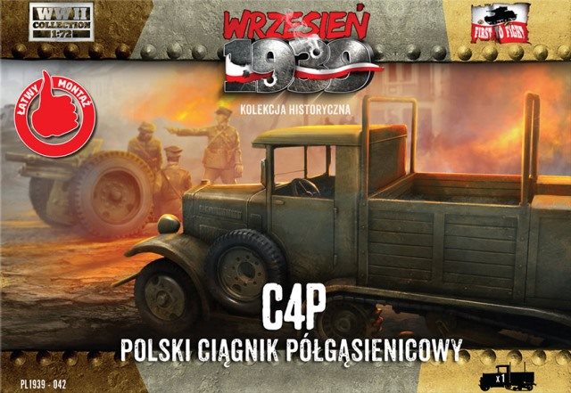 Сборная модель C4P польский артиллерийский тягач