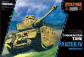 Сборная модель Немецкий средний танк Panzer IV (карикатура, сборка без клея для детей)