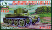 Сборная модель Экспериментальный легкий танк БТ-6