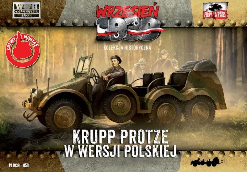 Сборная модель Krupp Protze - Polish Army Version