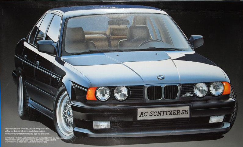 Сборная модель BMW E34 Schnitzer S5