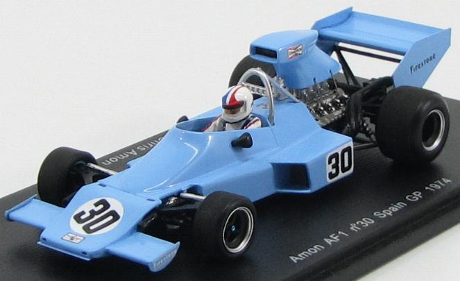 Amon F1 AF101 #30 Spanish GP 1974 Chris Amon