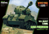 Сборная модель Американский тяжелый танк M26A1 Pershing (карикатура, сборка без клея, для детей)