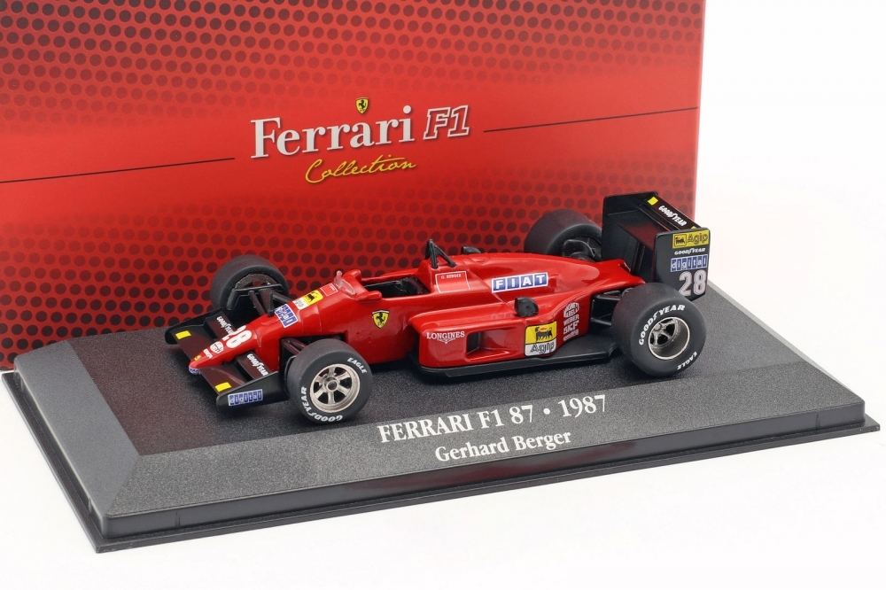 FERRARI F1 87 #28 Gerhard Berger "Scuderia Ferrari" 1987