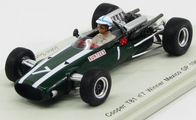 Cooper F1 T81 #7 Winner GP Mexico 1966 J.Surtees