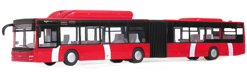 Man городской автобус-"гармошка" (красный)