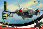 Сборная модель Немецкий бомбардировщик He 177 (карикатура, сборка без клея для детей)