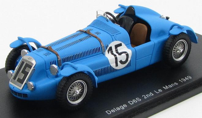 Delage D6 S #15 2nd Le Mans 1949 (H.Louveau, J.Jover)