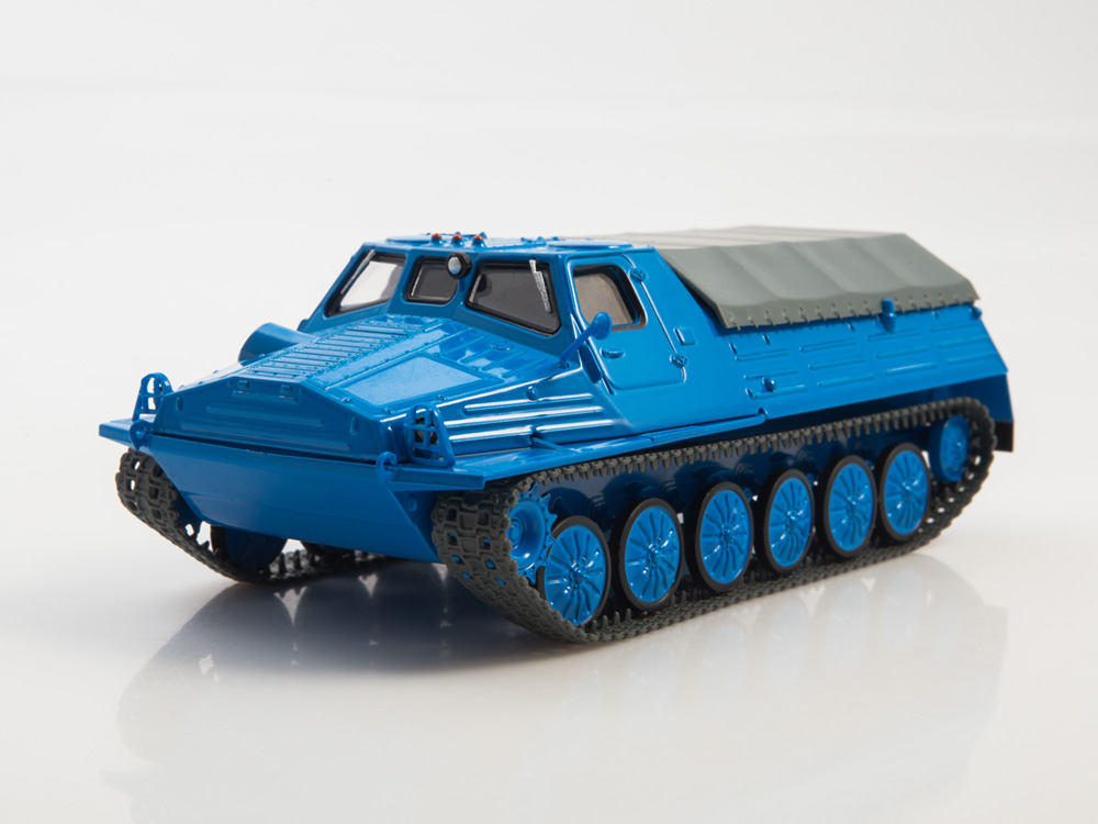 Гусеничный транспортёр-тягач ГТ-Т, синий