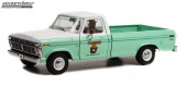 FORD F-100 пикап "Only You Can Prevent Wildfires" c фигуркой медведя 1975 Forest Service Green