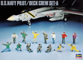 36006-Набор фигур пилотов и техников ВМС США (US NAVY PILOT DECK CREW A)