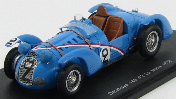 Delahaye 145 #2 Le Mans 1938 G.Comotti, A.Divo