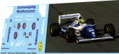 декаль Formula 1 №22 Williams FW16 Дэймон Хилл (1994)