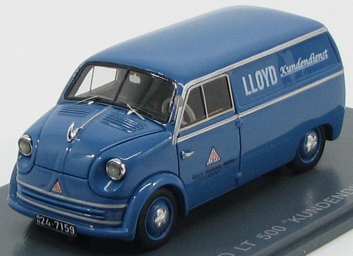Lloyd LT500 Customer Service "Kundendienst" 1955 Blue